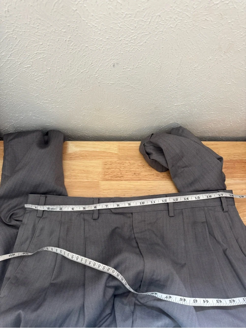 Lauren Ralph Lauren Gray Cuffed Hem Trousers